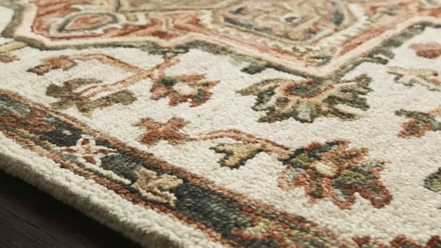 Loloi Victoria Vk-15 Ivory - Tobacco Area Rug смотреть онлайн