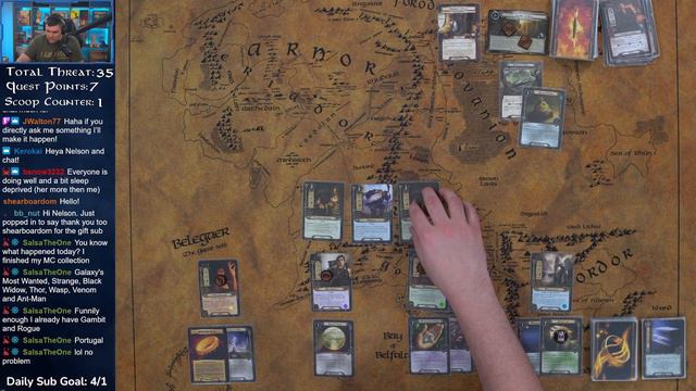 Lord of the Rings The Card Game - Progression Series Game 34 - A Knife in the Dark Take 2 смотреть онлайн