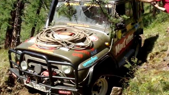 Sayan Mountains Challenge-2:) / На УАЗах по Тофаларии. Объезд водопада на р. Мал.Мурхой смотреть онлайн