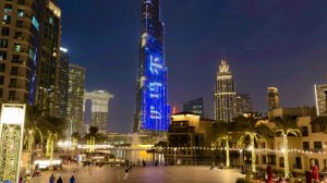 Дубай🇦🇪[4К] Центр Города, вечерняя прогулка, невероятно красивая локация.