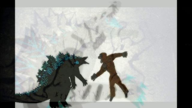 My godzilla vs Kong poster + theme q_q смотреть онлайн