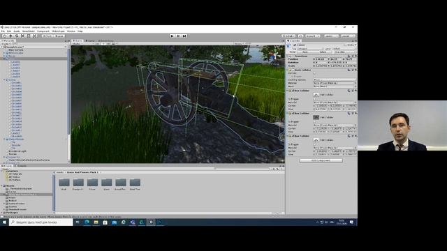 6.2.1.17. Основы Unity создание Коллайдеров для управления столкновением с объектами (продолжение) смотреть онлайн