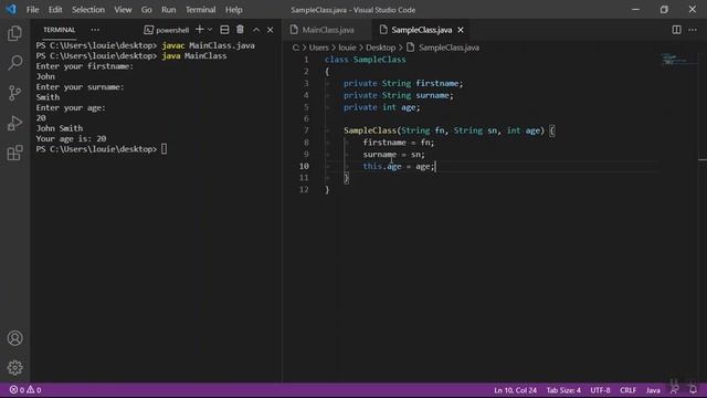 Constructors and Methods in Java смотреть онлайн