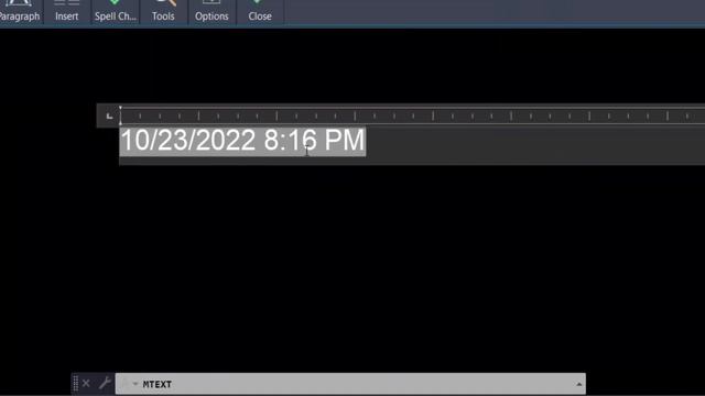 How to create a date and time field in AutoCAD 2022 смотреть онлайн
