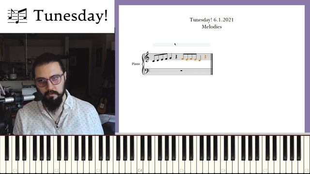 Tunesday 6.1.2021 - Writing a Melody смотреть онлайн