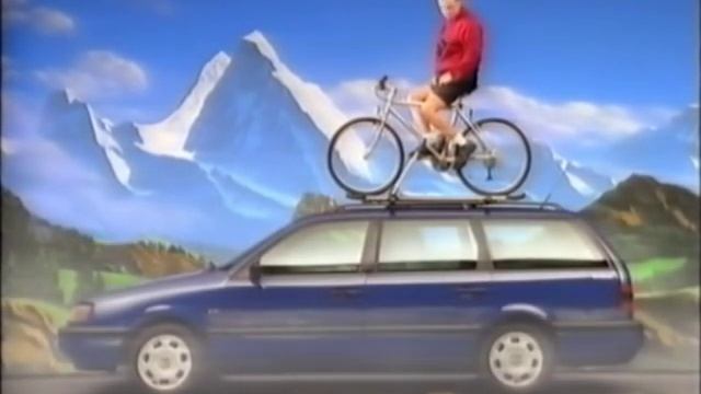 VW Passat Biker Werbung 1995