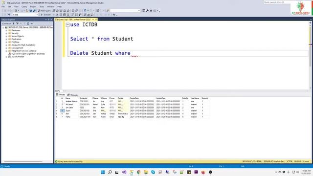 How to Use Delete Statement in SQL Server । SQL ডিলিট স্টেটমেন্ট । SQL Server Bangla Training। Ep:1 смотреть онлайн