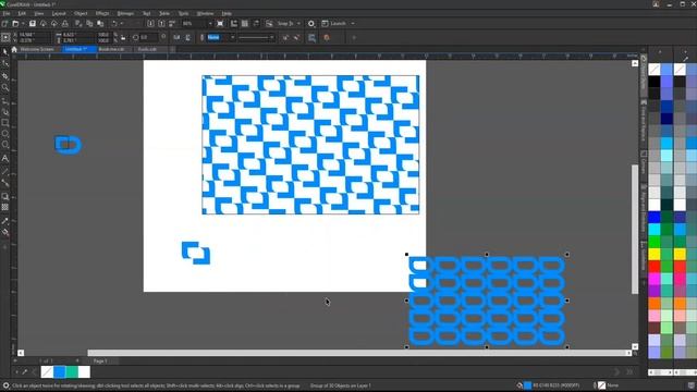 How to create Patterns from a logo using CorelDraw смотреть онлайн