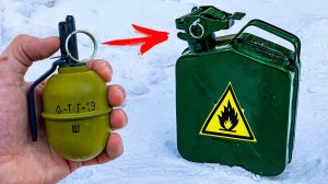 ✅ МОЩНАЯ ПЕТАРДА + КАНИСТРА ? ТОП 15 ПЕТАРД В АВТО КАНИСТРЕ ? От 12 корсара канистра надулась !!!