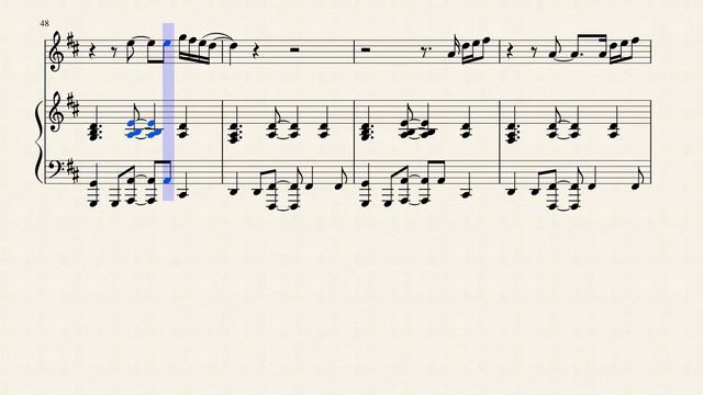 Ed Sheeran - Thinking Out Loud - Violin Sheet Music смотреть онлайн