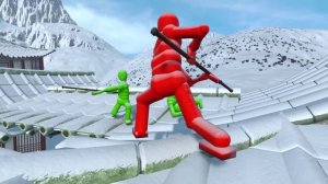 NPC Wars On Rooftops - OVERGROWTH Active Ragdoll Physics & NPC Wars