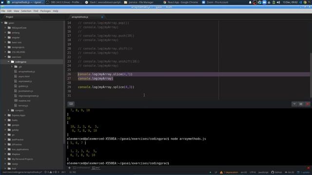 JS Array Methods (join, push, pop, shift, unshift, slice, splice, filter, some, map, forEach) смотреть онлайн