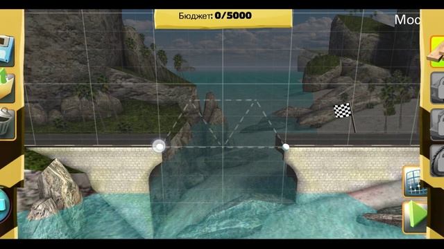 Bridge Constructor (Мост строительство) обзор игры на андроид смотреть онлайн