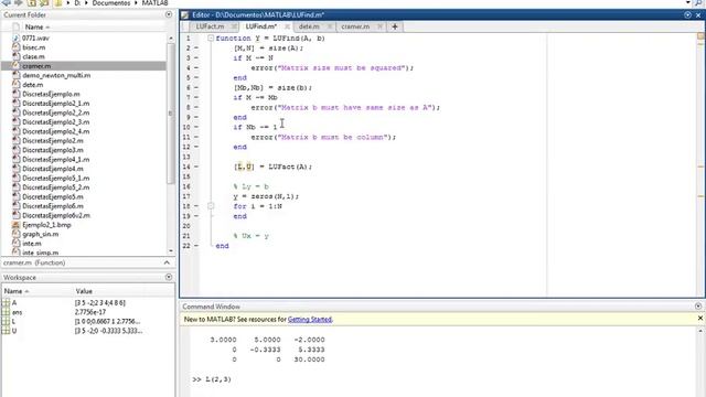 Metodos Numericos - LR factorization смотреть онлайн