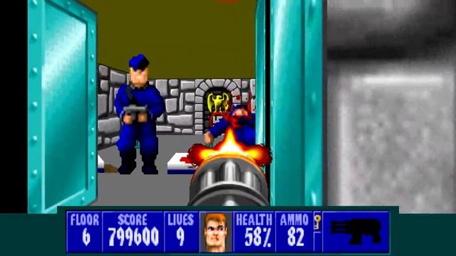 Wolfenstein 3D TC for ZDoom - E2L6 - All Secrets - I Am a Death Incarnate смотреть онлайн