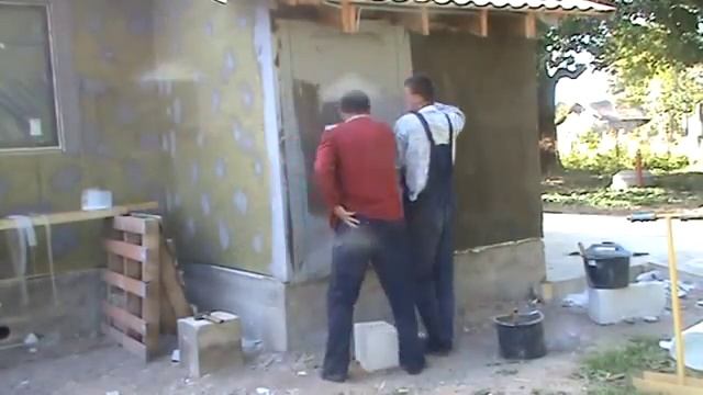 Штукатурка мокрого фасада дома смотреть онлайн