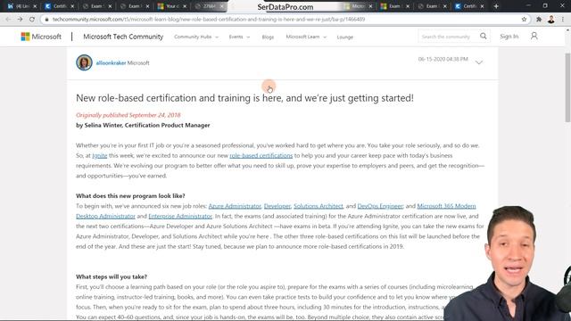 Examen para Certificación de Microsoft Power BI. ¿Qué son las certificaciones de Microsoft? Video 1 смотреть онлайн