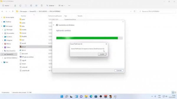 Solucionar Error DirectX 9.0 San Andreas en Windows 11
