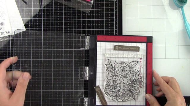 Stamping On Acetate With White Ink смотреть онлайн