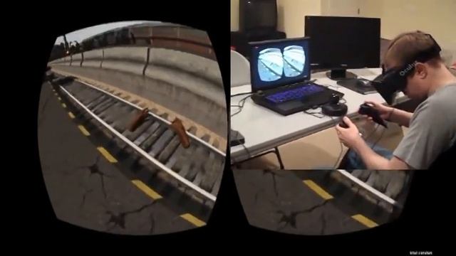 TrainWreck Revised--Robots, Guns, and Explosions with the Oculus Rift and Razer Hydras смотреть онлайн