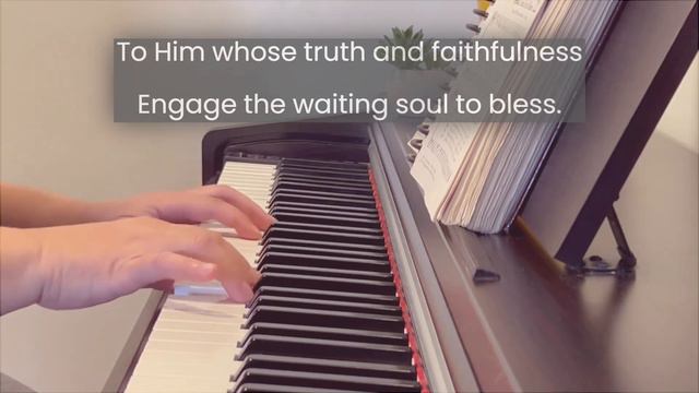 Hymns on Piano with lyrics - Sweet Hour of Prayer смотреть онлайн