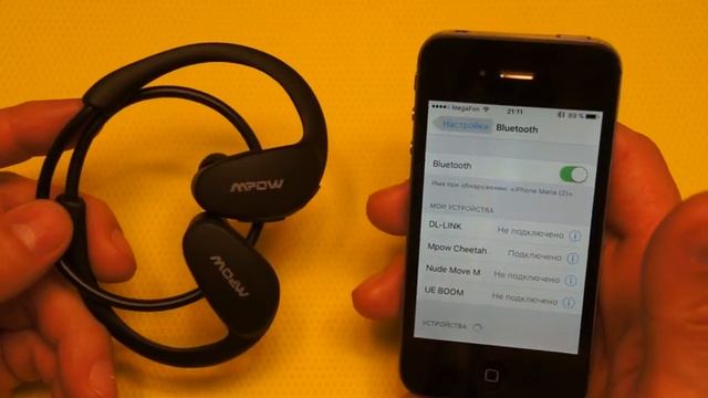 #Беспроводная гарнитура для спорта. Mpow Cheetah #Bluetooth 4.1