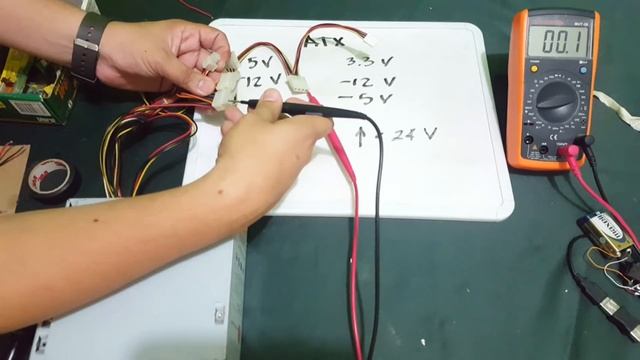 Como obtener 24V en una fuente ATX - Electrónica смотреть онлайн