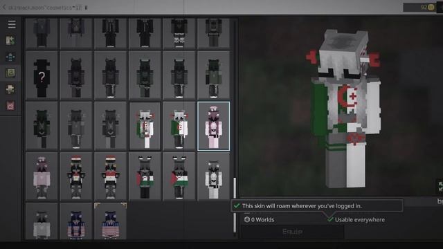 100+ SKINS // Minecraft HD Cosmetics Pack смотреть онлайн