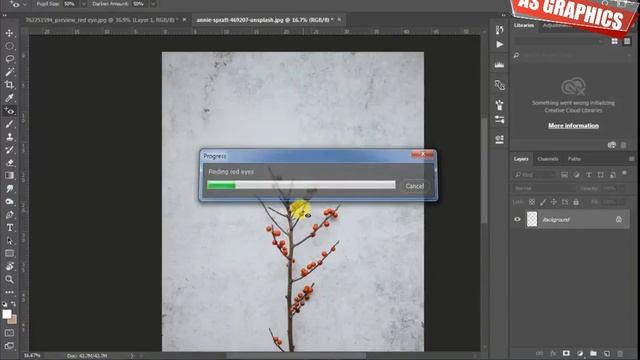 Red Eye Tool - in Adobe Photoshop CC 2017 - Full Experiment Course Class # 24 смотреть онлайн