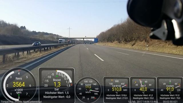 Corsa D 1.3 CDTI Autobahn 195Km/h Torque Pro смотреть онлайн