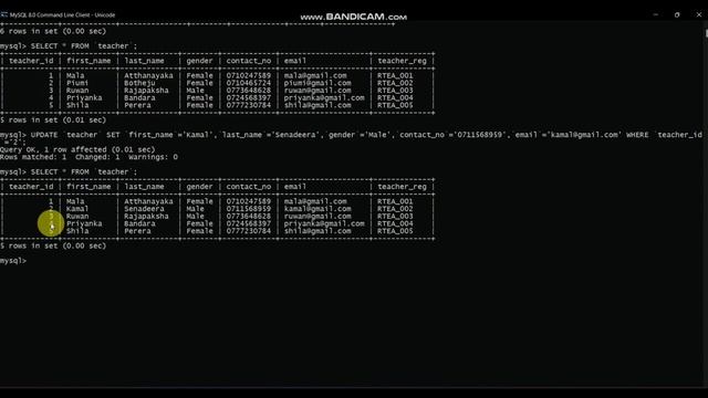 Data Base Task 48 | 1st Year | Java Institute For Advanced Technology смотреть онлайн