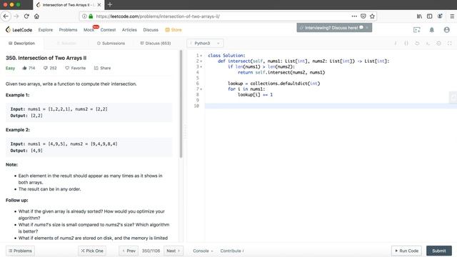 LeetCode in Python 350. Intersection of Two Arrays II - Michelle小梦想家 смотреть онлайн