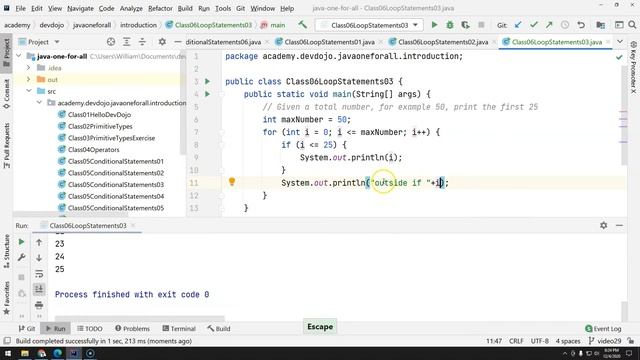 29 - Loop pt 03 - Break смотреть онлайн