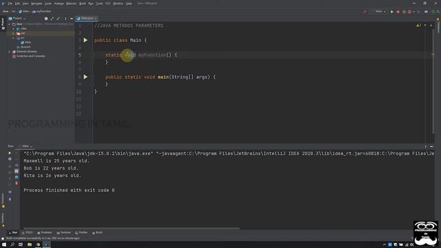 Java Method Parameters - Episode 22 | Java Tutorials for Beginners in Tamil смотреть онлайн