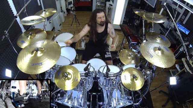 Through the Fire and Flames Drum Cover with GEE ANZALONE of DRAGONFORCE смотреть онлайн