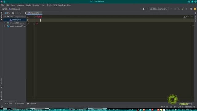 01 Variables | PHP Cart System смотреть онлайн