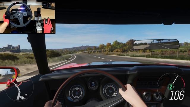 Forza Horizon 4 Ford Mustang 1971 Mach 1 | Fanatec CSL Elite + H Shifter | Old Ford Mustang смотреть онлайн