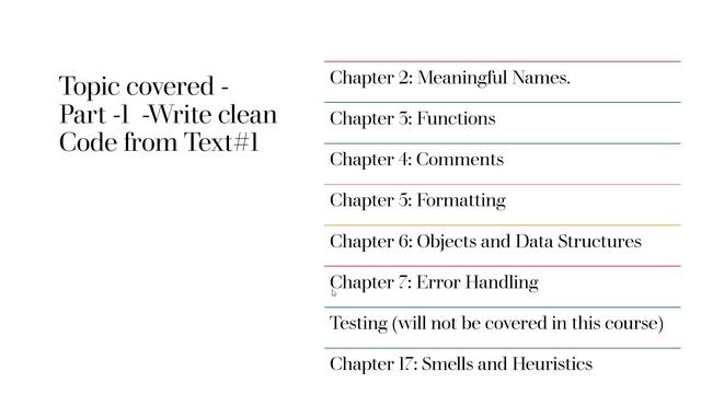 Clean Code - 0 - Course introduction & Plan смотреть онлайн