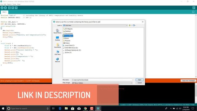 How To Fix DHT11 Error compiling for board NodeMCU 1.0 (ESP-12E Module) смотреть онлайн