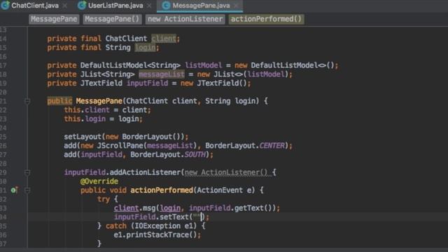 JoD Ep5: Building a Multi-User Chat Application in Java - Part 5: Chat Client GUI смотреть онлайн