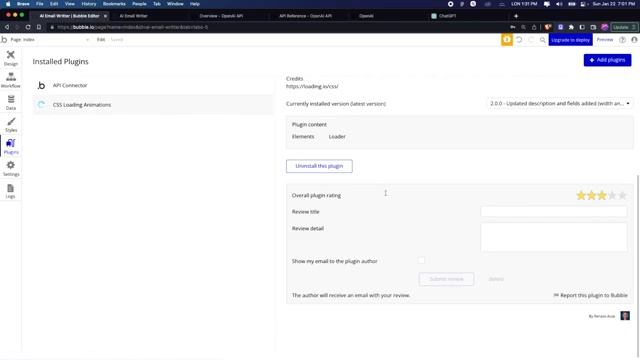 How to make an AI No Code Email Writer | OpenAI ChatGPT3 and Bubble.io Tutorial смотреть онлайн