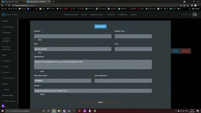 Der Support-System Bot einfach erklärt - German Tutorial (Discord Ticket system) смотреть онлайн