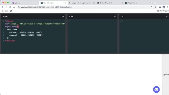 Add Discord Chat To Your Website смотреть онлайн