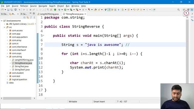 String method use in java part-2 смотреть онлайн