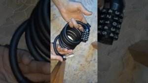 Как открыть кодовый замог на велосипед