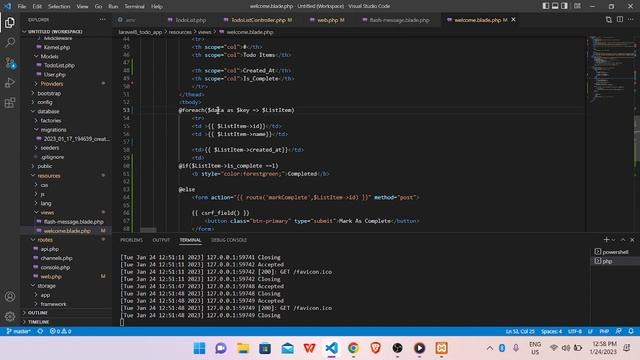 Laravel 8 Todo List App смотреть онлайн