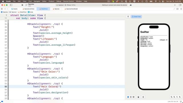 Star Wars Species App in SwiftUI using SWAPI dev API and JSON Parsing смотреть онлайн