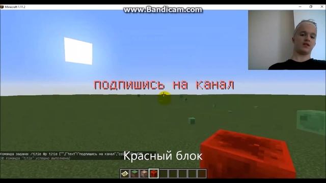 КАК НАПИСАТЬ ТЕКСТ НА ЭКРАНЕ в майнкрафт смотреть онлайн