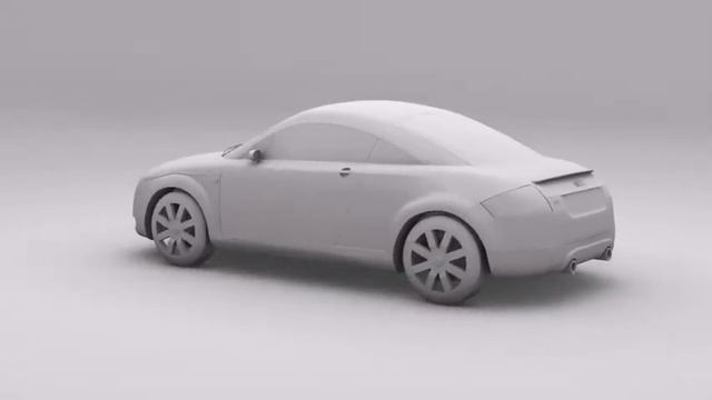 Audi TT - 3D Model смотреть онлайн