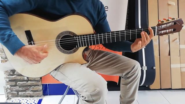 Juan Montes and FLwaves ALL solid cutaway flamenco negra guitar смотреть онлайн